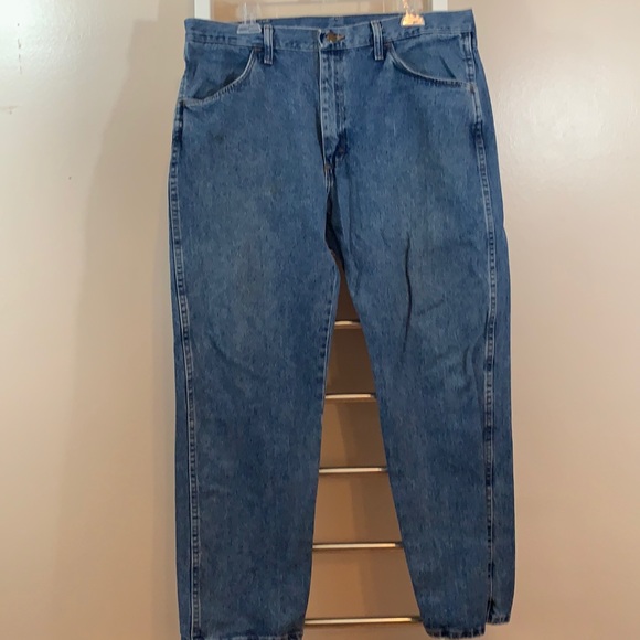 Rustler Denim Light Wash 5 Pocket Men’s Jeans - Picture 1 of 8